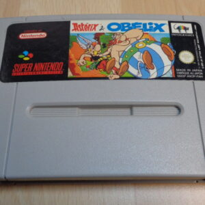 JEUX VIDEO  0218 –  jeu super nintendo  ASTERIX et OBELIX