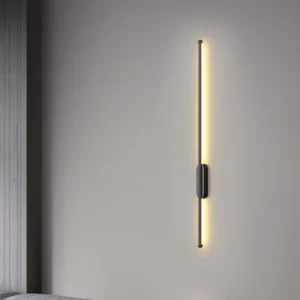 0031 Applique Murale LED Linéaire à Longue Bande (Noir, 60 cm) , avec Télécommande neuve
