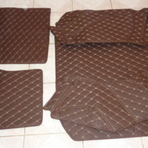 0035 – 5 Tapis de coffre de voiture en cuir PU pour dacia duster  neuf