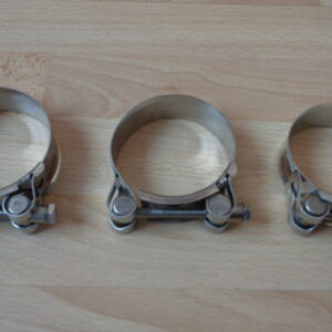 0043 – 3 colliers de serrage W4 inox largeur 20mm neufs