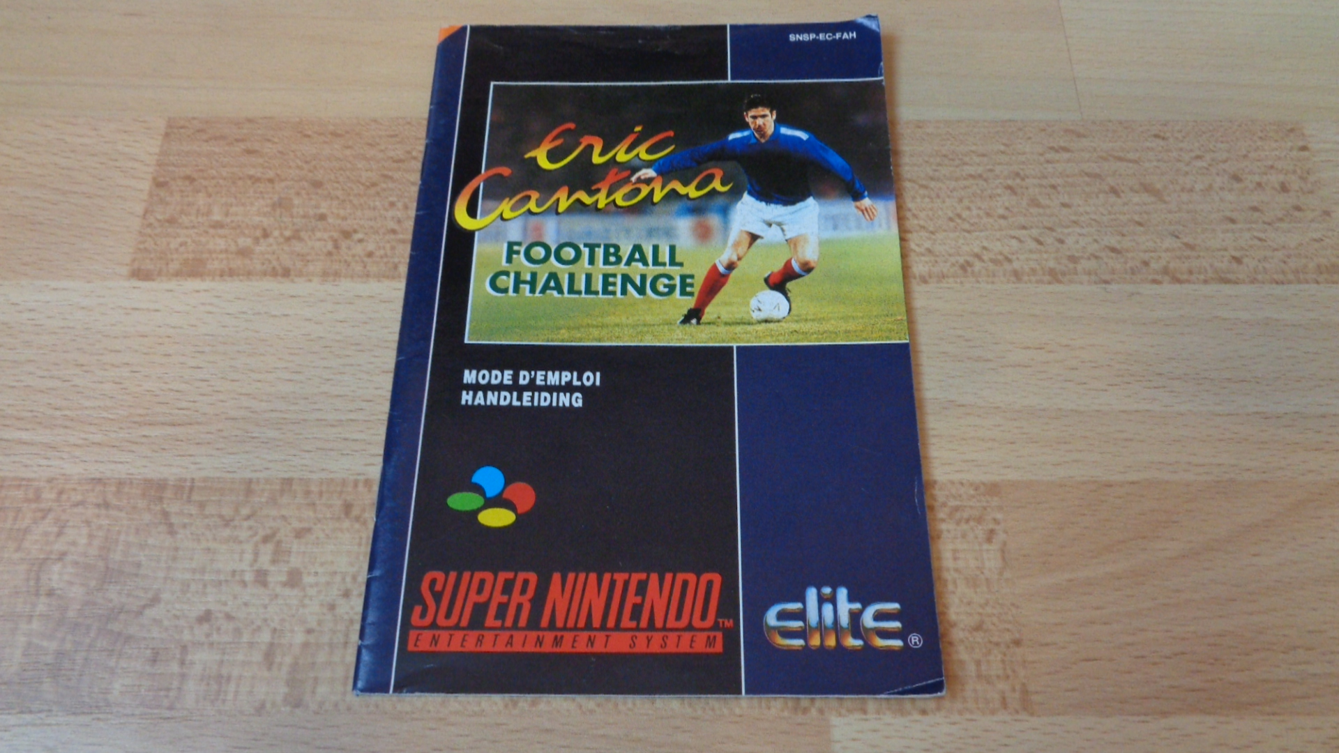 JEUX VIDEO 0387 Notice Super Nintendo ERIC CANTONA FOOTBALL – Image 5