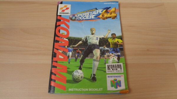JEUX VIDEO  0427  Notice Nintendo 64 - SUPERSTAR SOCCER – Image 2