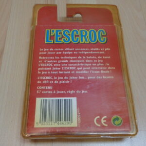 0133 – Jeu de cartes L’Escroc neuf