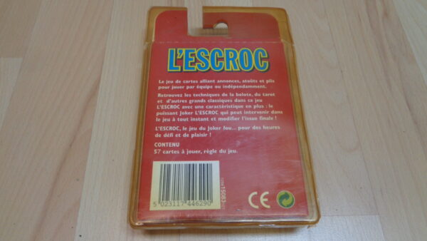 0133 – Jeu de cartes L'Escroc neuf – Image 2