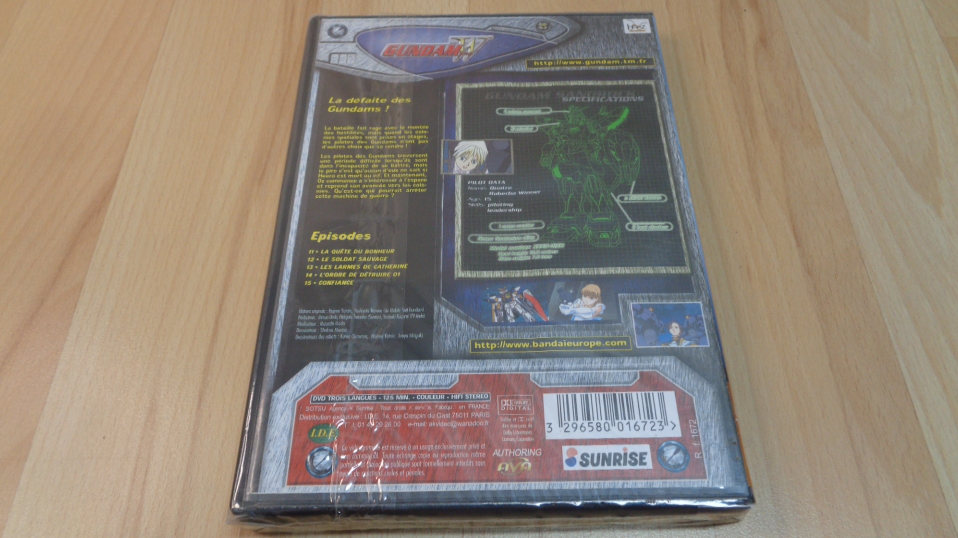 DVD 0066 – DVD Gundam Wing - Opération 3 neuf sous blister – Image 6