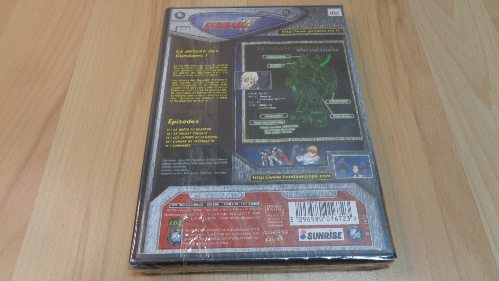 DVD 0066 – DVD Gundam Wing - Opération 3 neuf sous blister – Image 5