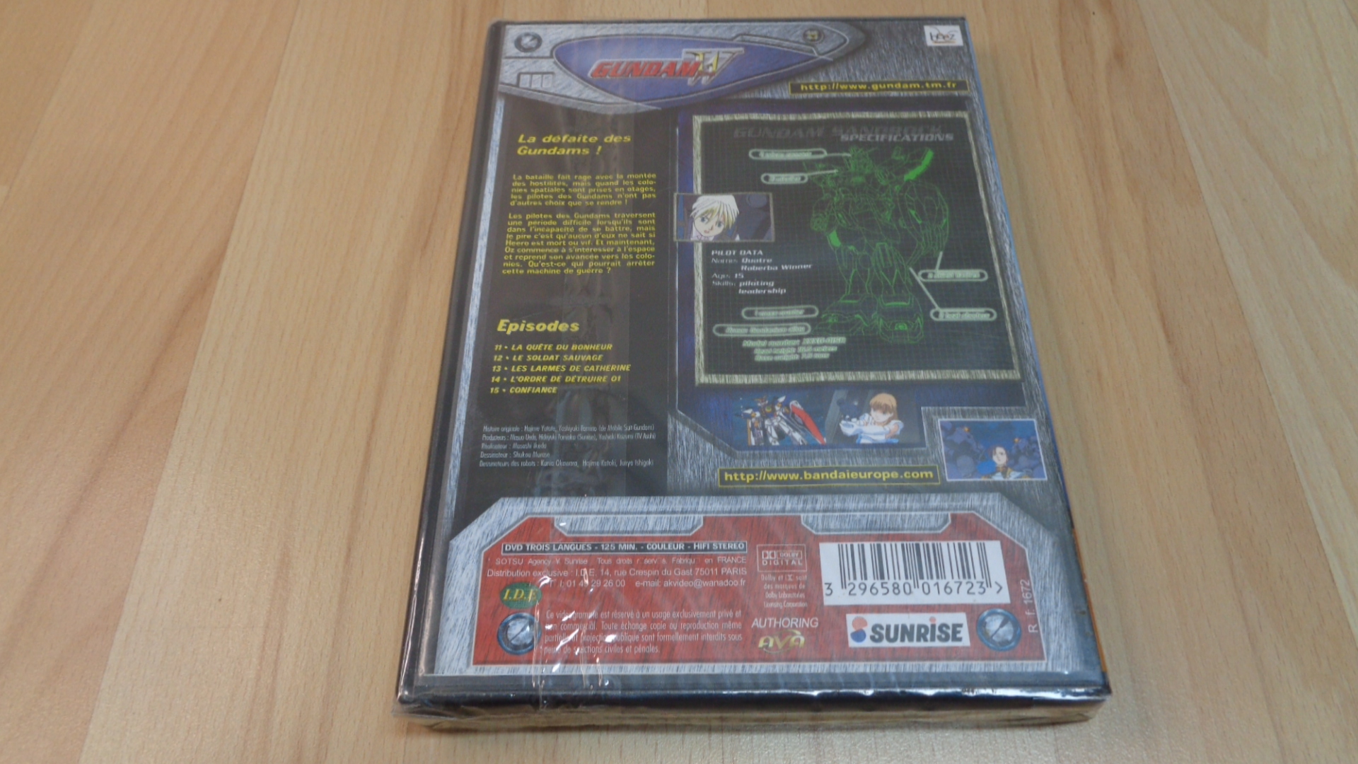 DVD 0066 – DVD Gundam Wing - Opération 3 neuf sous blister – Image 4