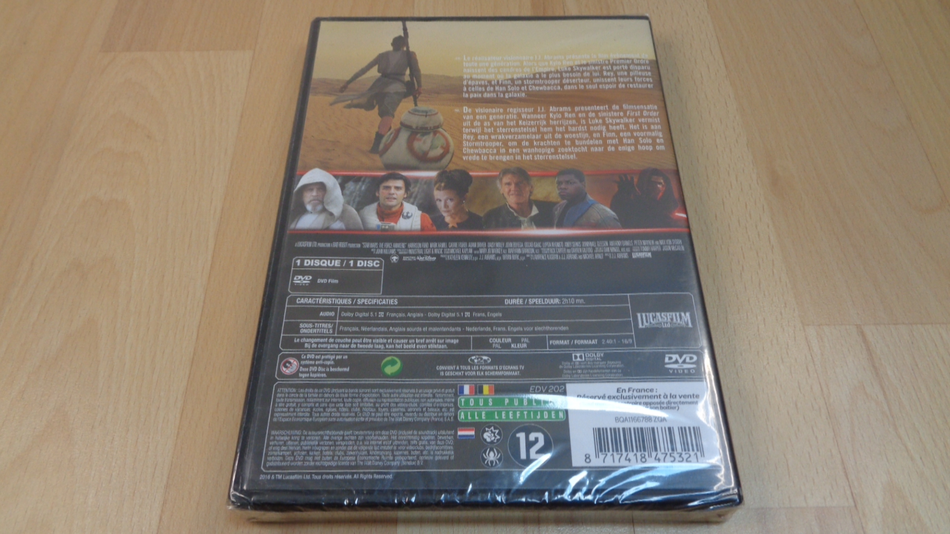 DVD 0126 – DVD Star Wars 7 : Le Réveil de la Force – neuf sous blister – Image 6