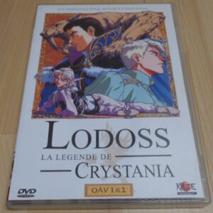 DVD 0135 – DVD  Lodoss Légende de Crytania neuf  