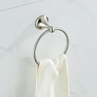 0250 – Un anneau porte-serviette chromé moderne neuf – Image 4