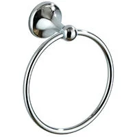 0250 – Un anneau porte-serviette chromé moderne neuf – Image 3