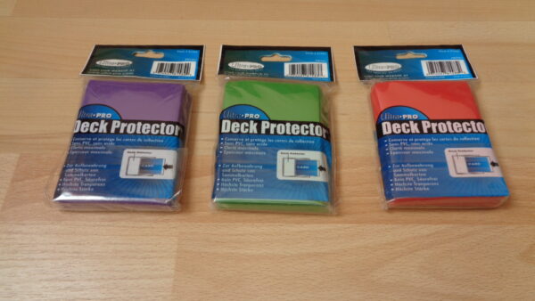 0222 – ultra pro deck protector 50 sleeves red neuf – Image 8