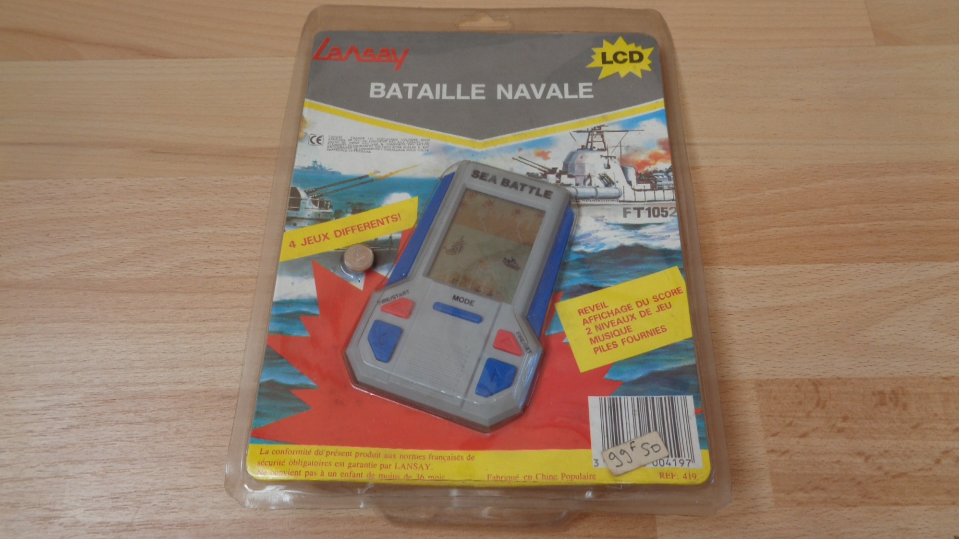 JEUX VIDEO 0516 Jeu électronique bataille navale Neuf sous blister – Image 2