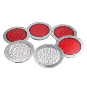 0285 –6 Feux ronds à 24 LED 12 v neufs