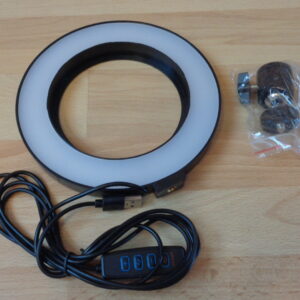 0419 – Anneau lumineux LED 16 cm neuf