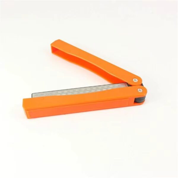 0324 – Aiguiseur de couteaux, aiguiseur double face pliable neuf – Image 8
