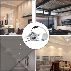 0633 – Lot de 2 mini spots LED encastrables – 3 W neuf