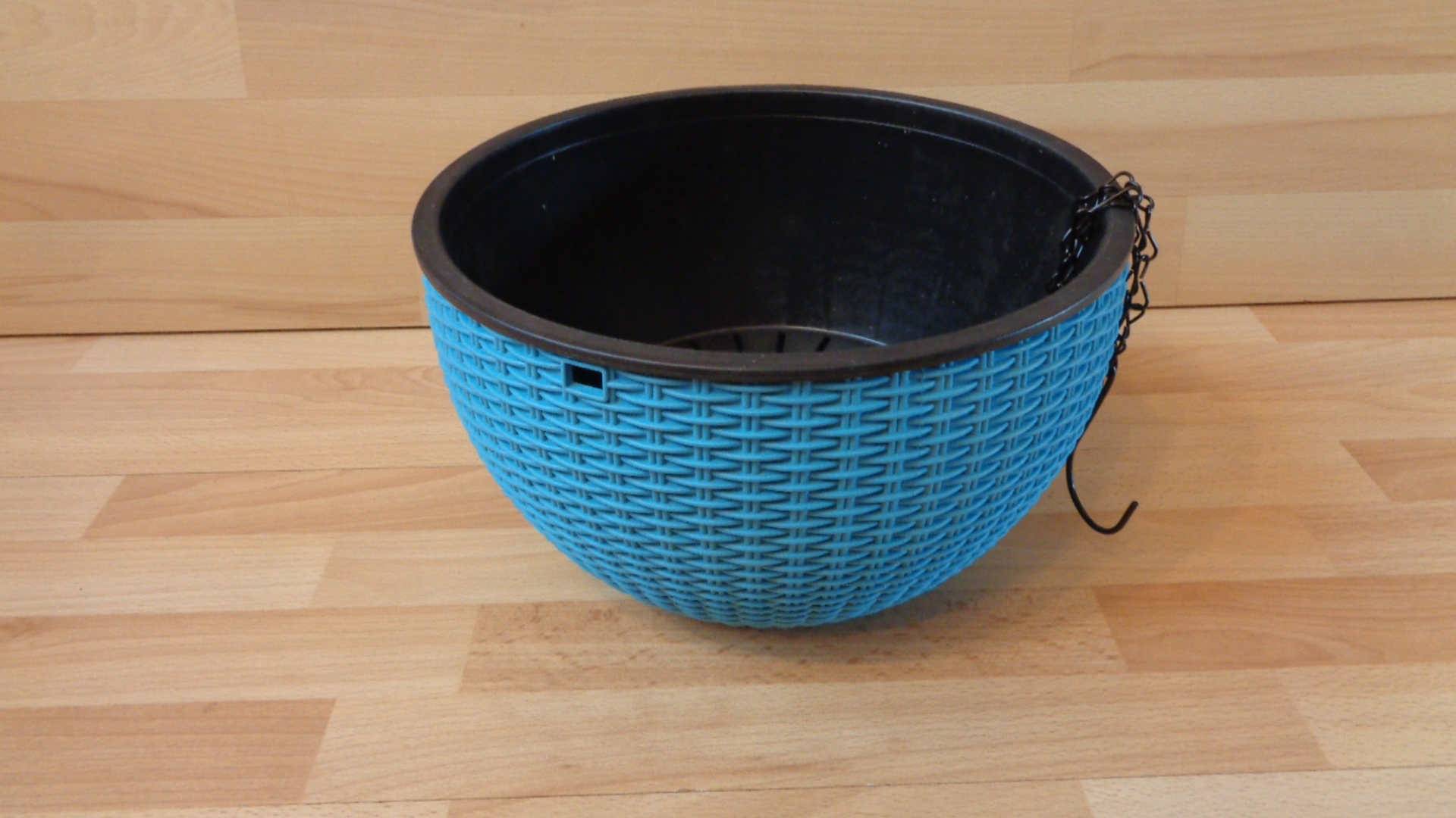 0688 – Pot de Fleurs Suspendu bleu 26 x 15 cm neufs – Image 7