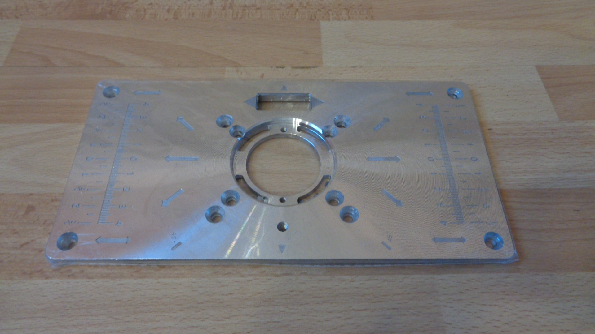 0709 – plaque d'insertion de Table de toupie en aluminium multifonctionnelle neuve – Image 7