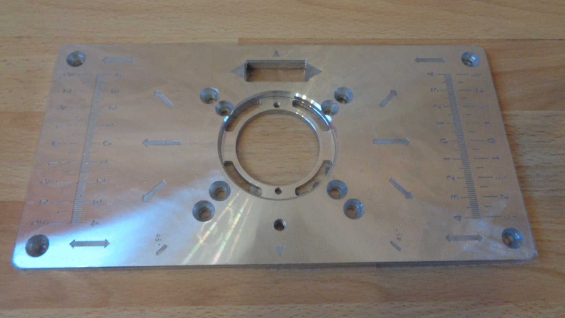 0709 – plaque d'insertion de Table de toupie en aluminium multifonctionnelle neuve – Image 2