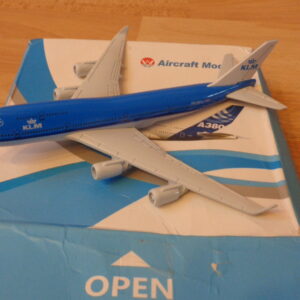 0721 – KLM boeing 747 Modèle d’avion à Petite échelle 16 cm neuf
