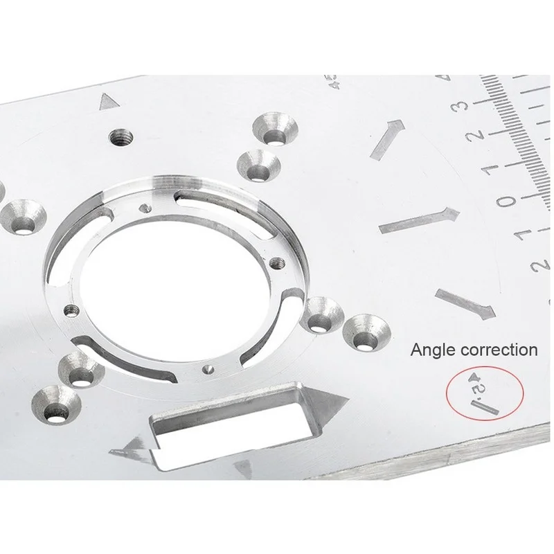 0709 – plaque d'insertion de Table de toupie en aluminium multifonctionnelle neuve – Image 11