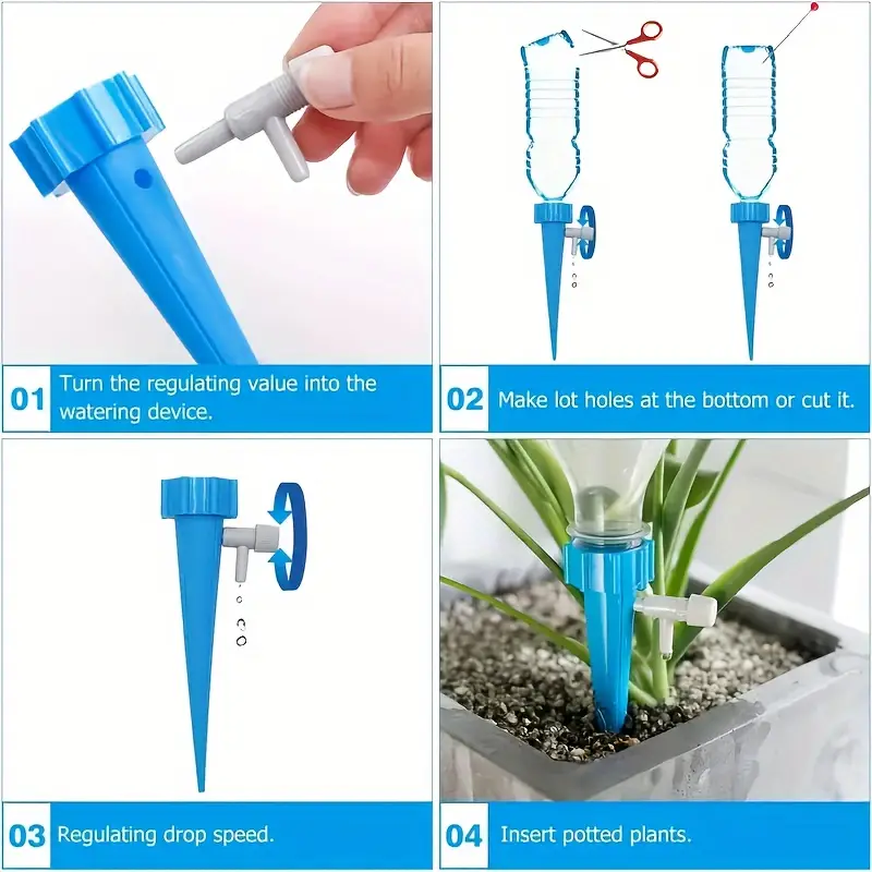 0933 – goutte à goutte 4 Pcs Arrosage automatique neuf – Image 5