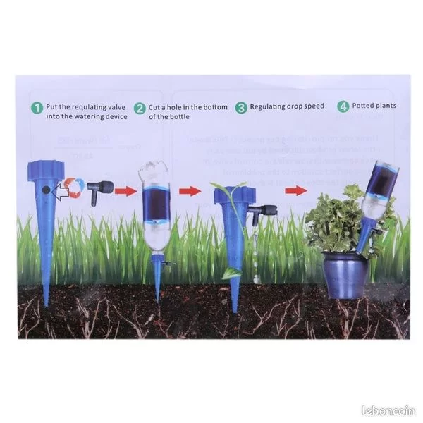 0933 – goutte à goutte 4 Pcs Arrosage automatique neuf – Image 11
