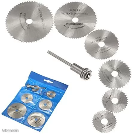 1067 – 6 lames circulaires pour scie neuves – Image 2