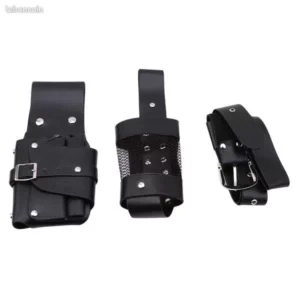 0877 – ceinture noir pour salon de coiffure neuve