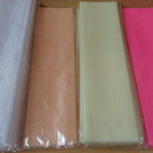 0961 Tissu en tulle cristal 6 mètres Organza neuf .