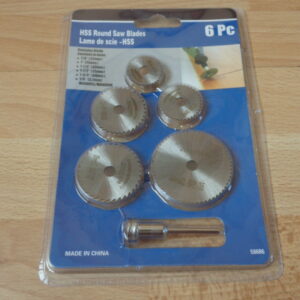 1068 – 5 lames circulaires pour scie neuves