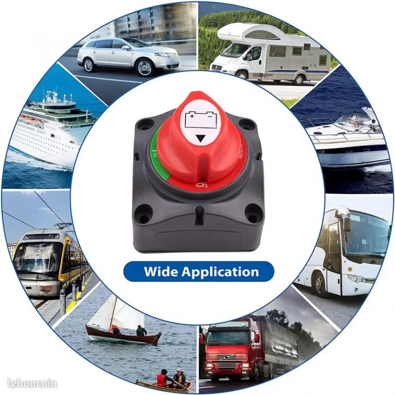 1008 – Commutateur isolateur de batterie, 12V, 24V, 48V, 200A, pour bateau ou camping-car – 4 positions neuf . – Image 2