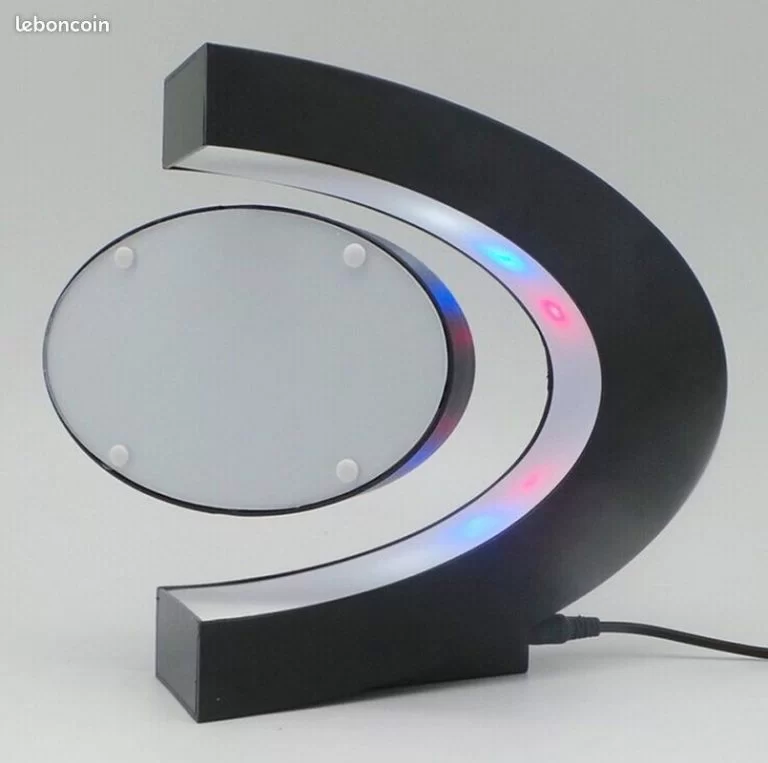 1086 – Cadre Photo flottant électronique à lévitation magnétique, avec lumières LED neuf – Image 8