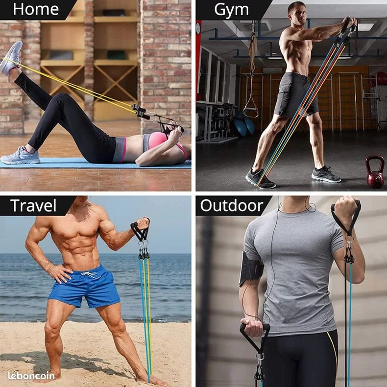 1303 – bandes de résistance, équipement de Fitness neuves . – Image 7