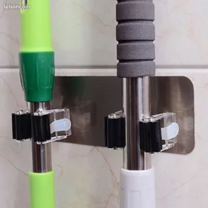 1246 – Support pour brosse balai double neufs