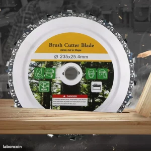 1297  –  Disque de lame de scie diamètre 235mm lame de tronçonneuse neuve