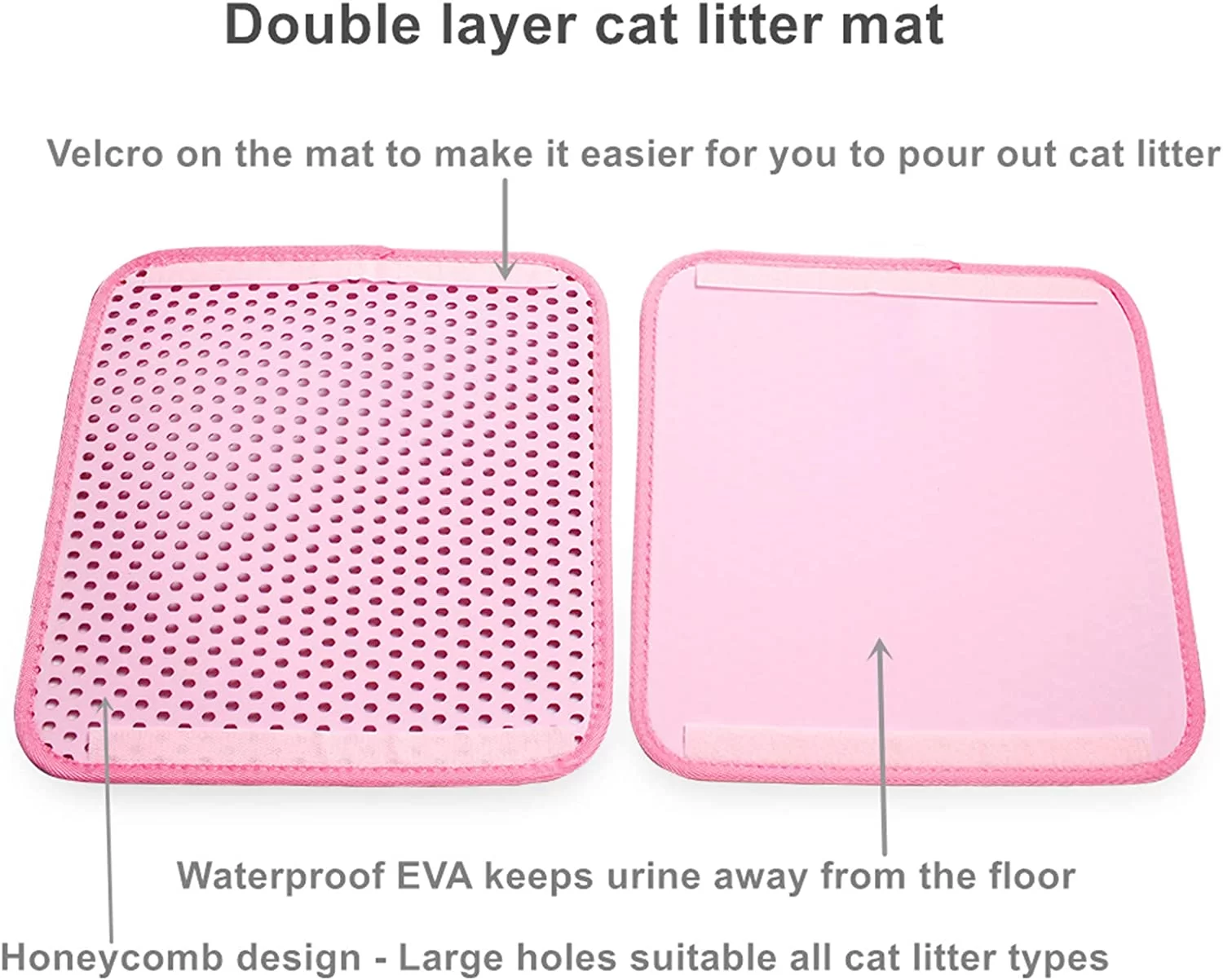 1316 – Tapis de litière pour Chat Imperméable et Antidérapant 50 x 40 cm neuf – Image 5
