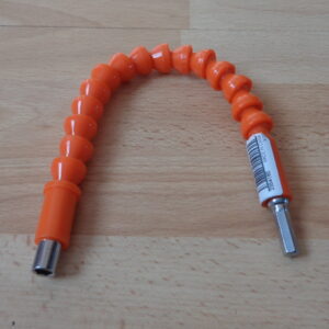 1219 – Rallonge flexible aimantée orange 30 cm  pour visser et percer neuve