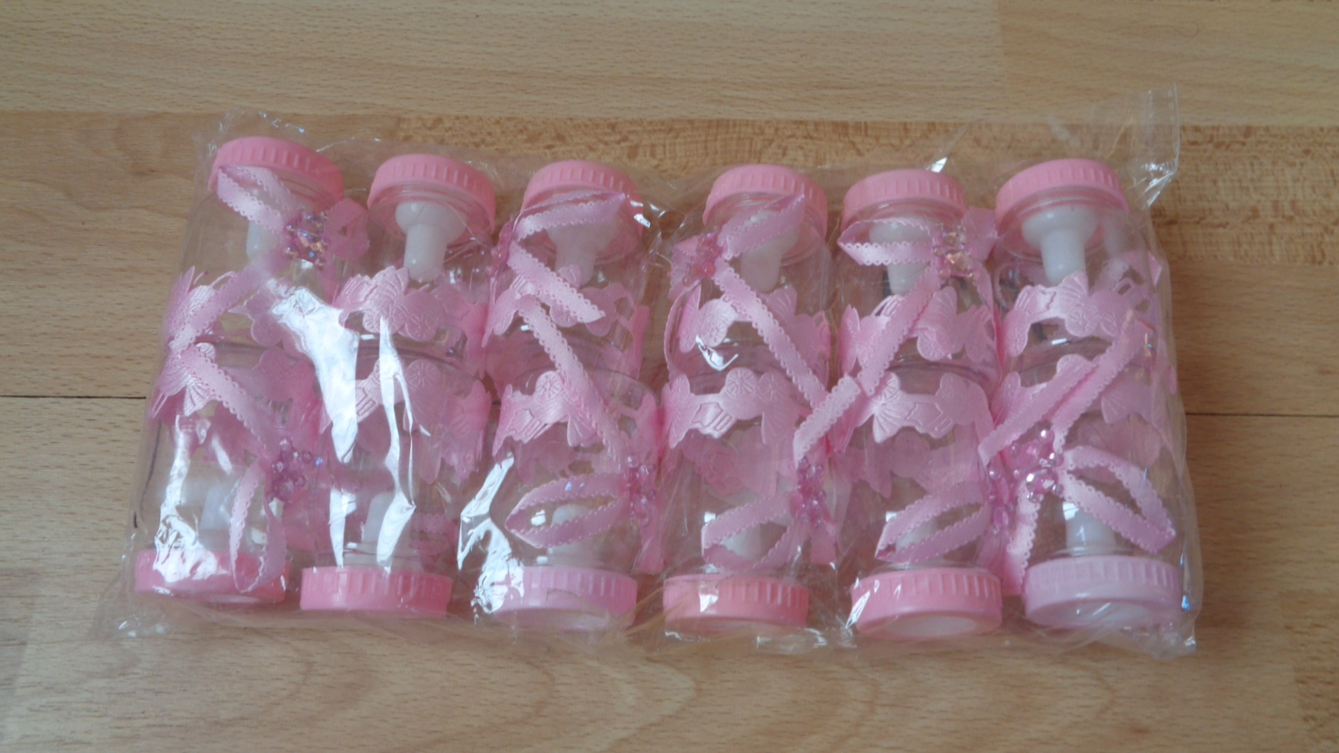 1222 – 12 pièces Biberon Bouteille roses , biberons à dragées neufs – Image 10