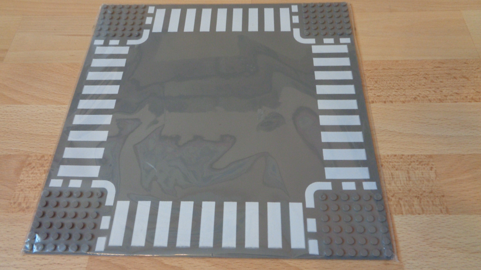 1277 - Plaques Route Carrefour Compatible avec Lego City, Plaque 25,6 x 25,6 cm neuve – Image 4
