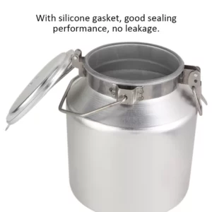 1195 –  Baril de Fermentation du lait Transportable en d’aluminium 5L neuf