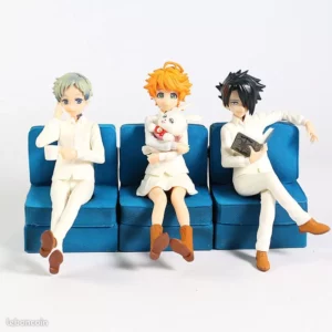 1318 – 3 figurines the promised neverland neuves en boites