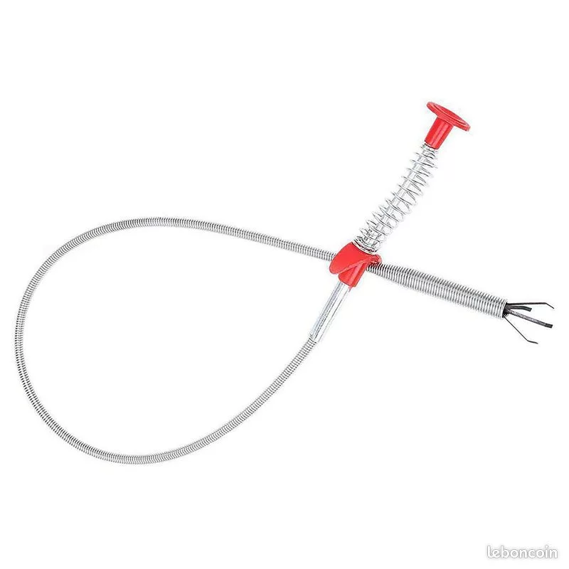 1393 – Crochet de nettoyage d’évier, 50 cm, outil de dragage neuf – Image 4