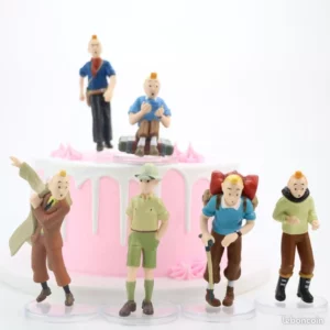 1484 – Figurine Les Aventures de Tintin, 6 pièces neuves