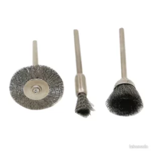 1440 – 3 brosses acier pour Dremel neuves