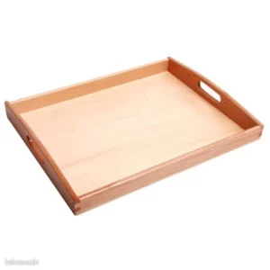 1421 – Plateau en bois avec Poignée – 25 x 20 x 4 cm neuf
