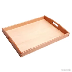 1421 – Plateau en bois avec Poignée – 25 x 20 x 4 cm neuf