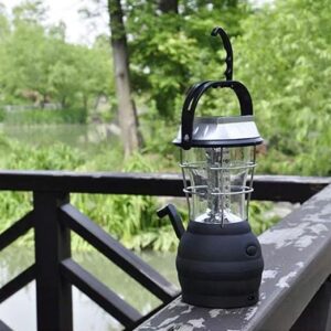 1551 – Lanterne Solaire Manivelle Dynamo 36 LED Rechargeable neuve