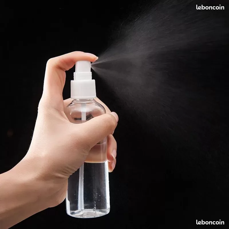 1486 – Atomiseur vide en plastique Transparent 100 ml (2 pcs ) neufs – Image 2